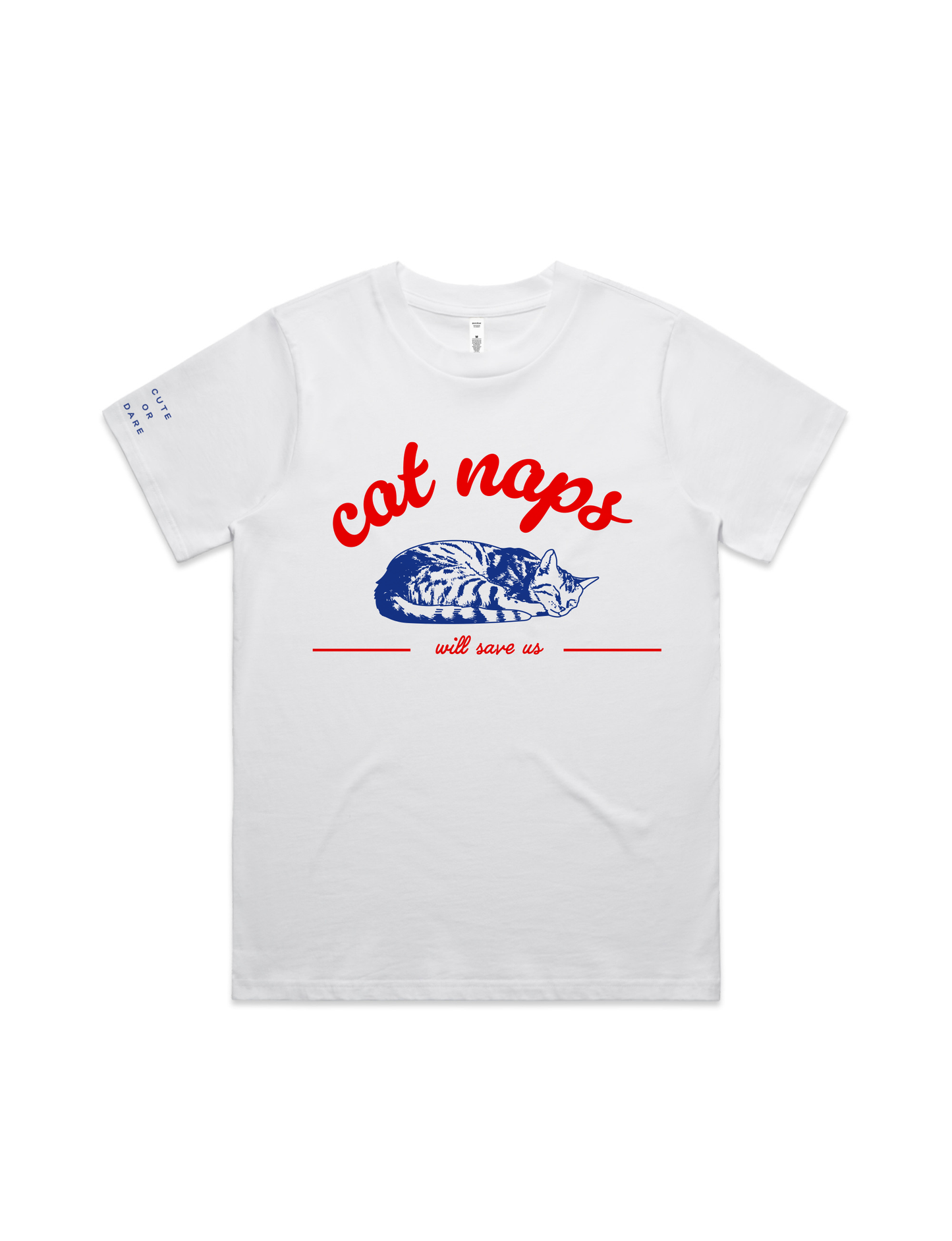 Cat Naps T-Shirt in White