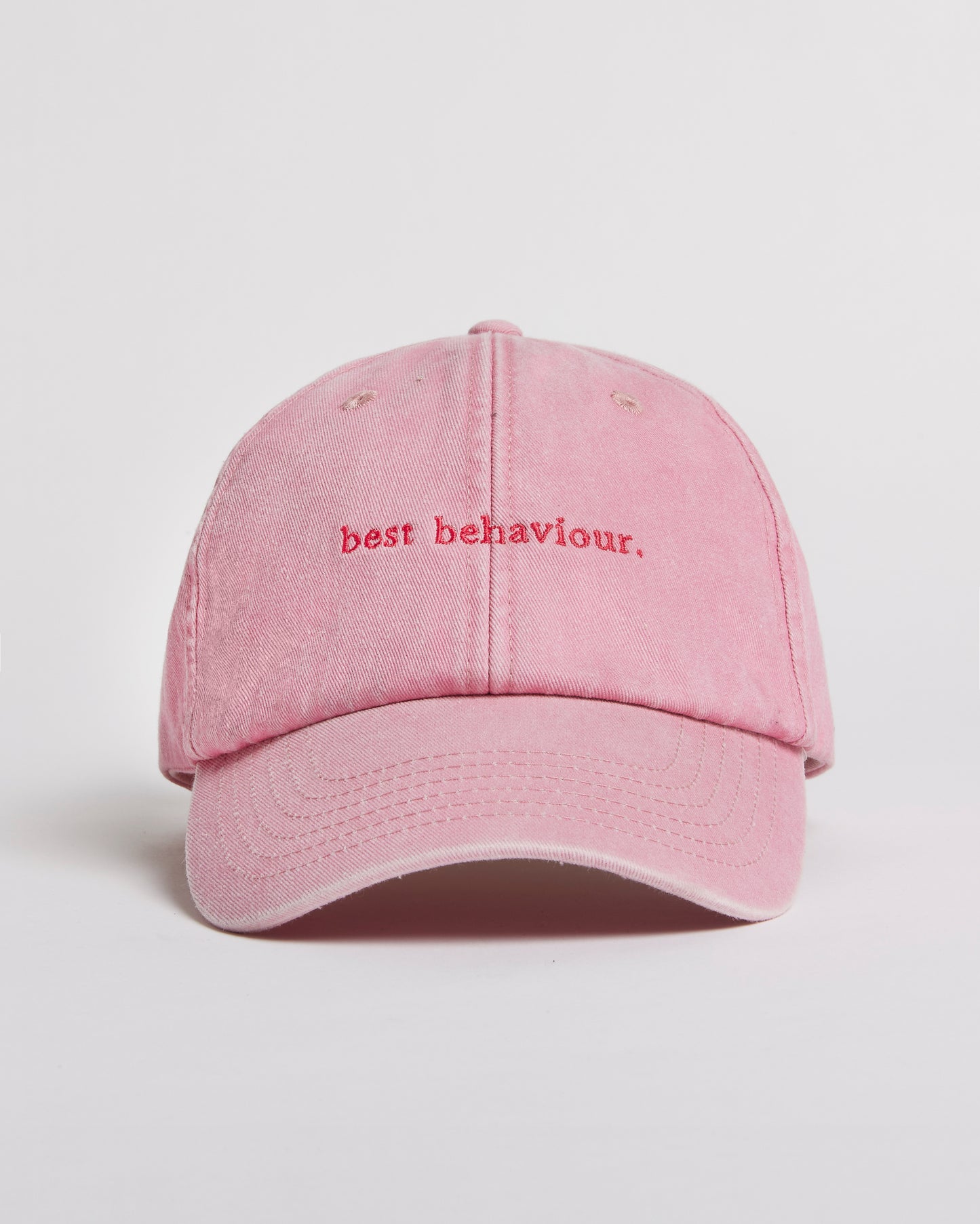 Best Behaviour | Low Profile Vintage Cap - Dusky Pink