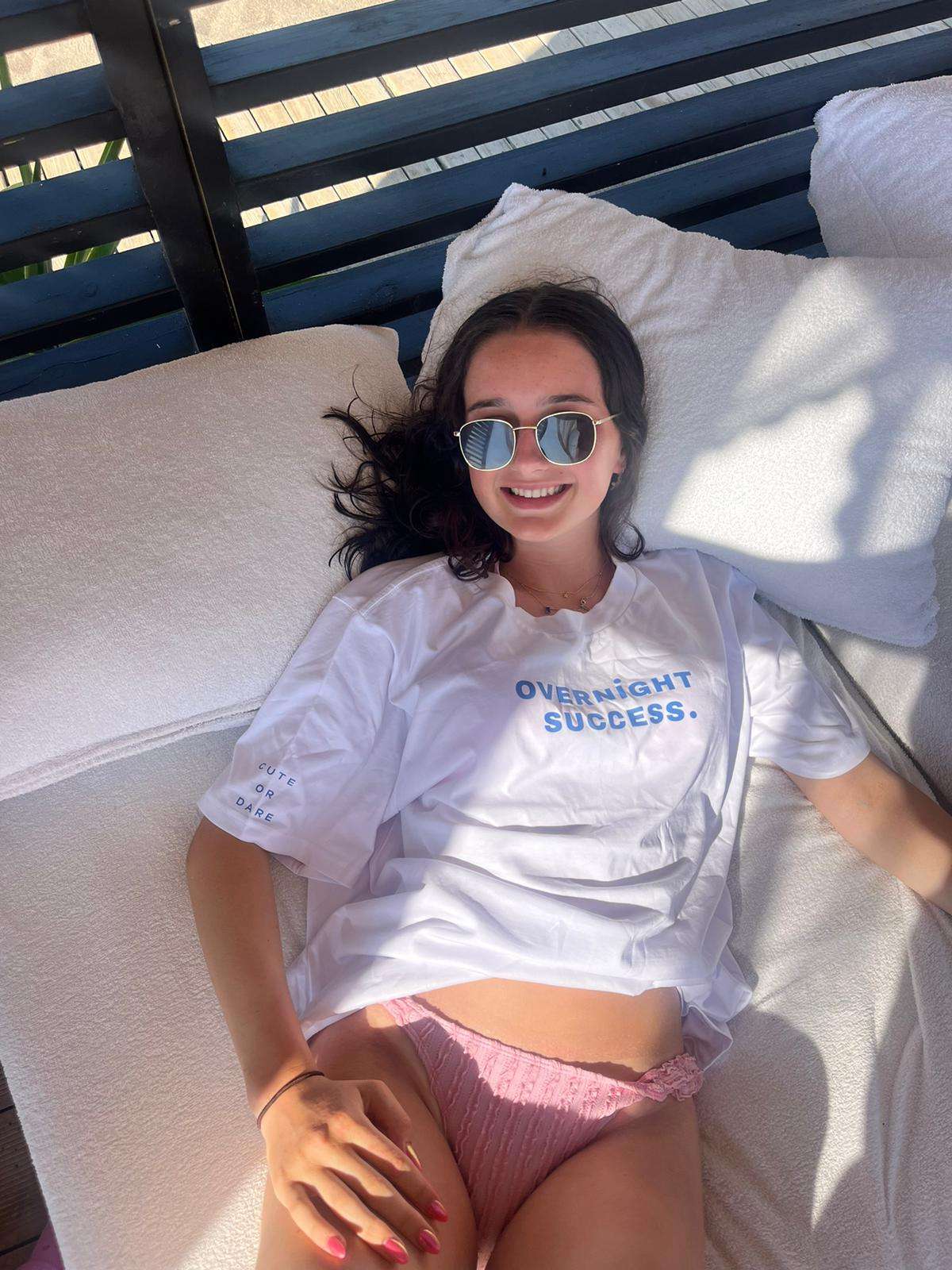 Overnight Success T-Shirt in White Tee 