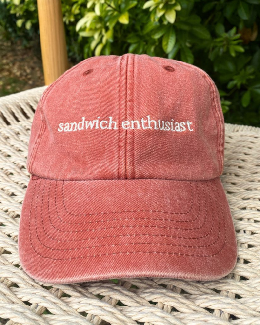 Sandwich Enthusiast | Low Profile Cap - Vintage Orange cap CAPS