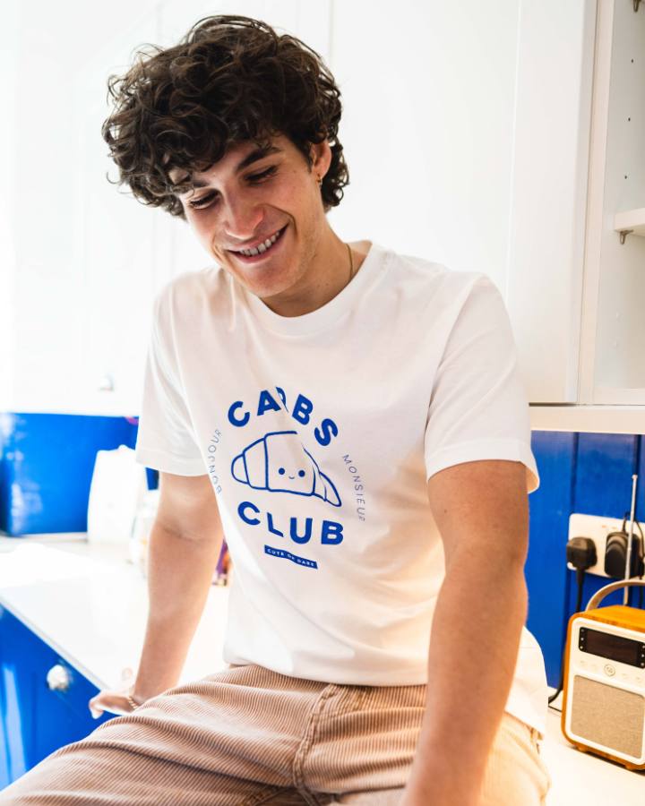 Carbs Club T-Shirt in White