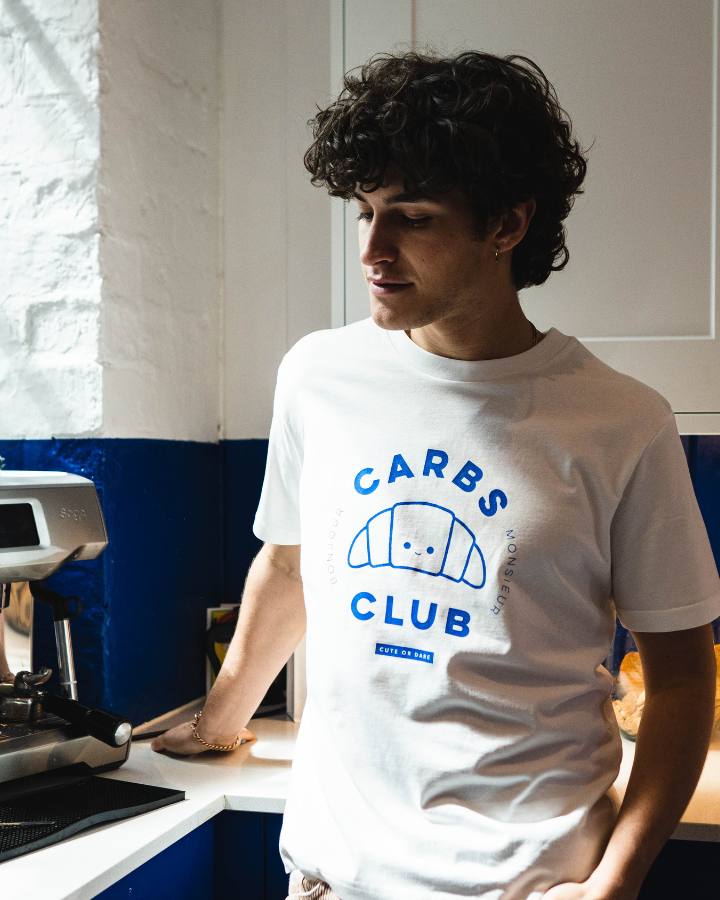 Carbs Club T-Shirt in White