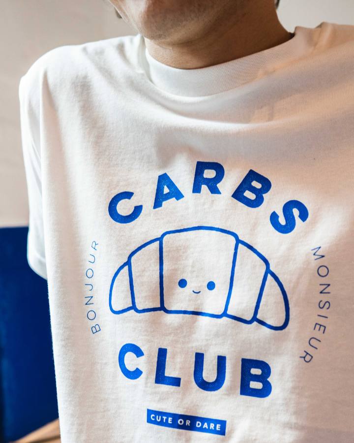 Carbs Club T-Shirt in White