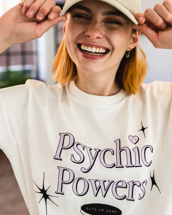 Psychic Powers T-Shirt in Off White