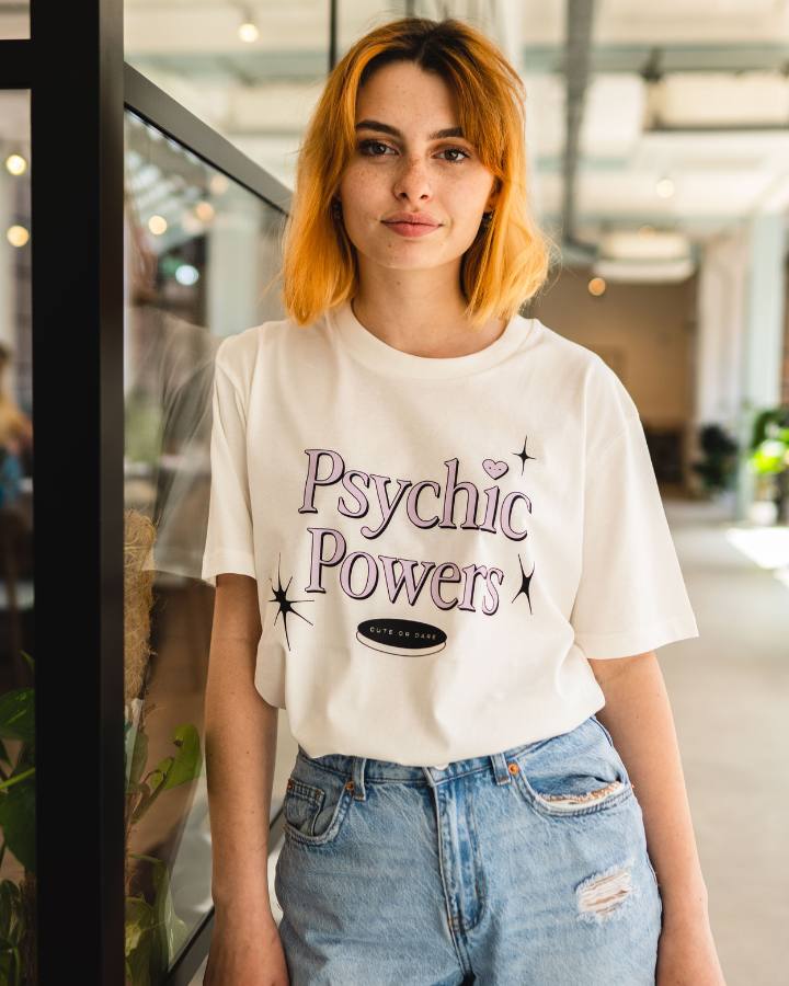 Psychic Powers T-Shirt in Off White