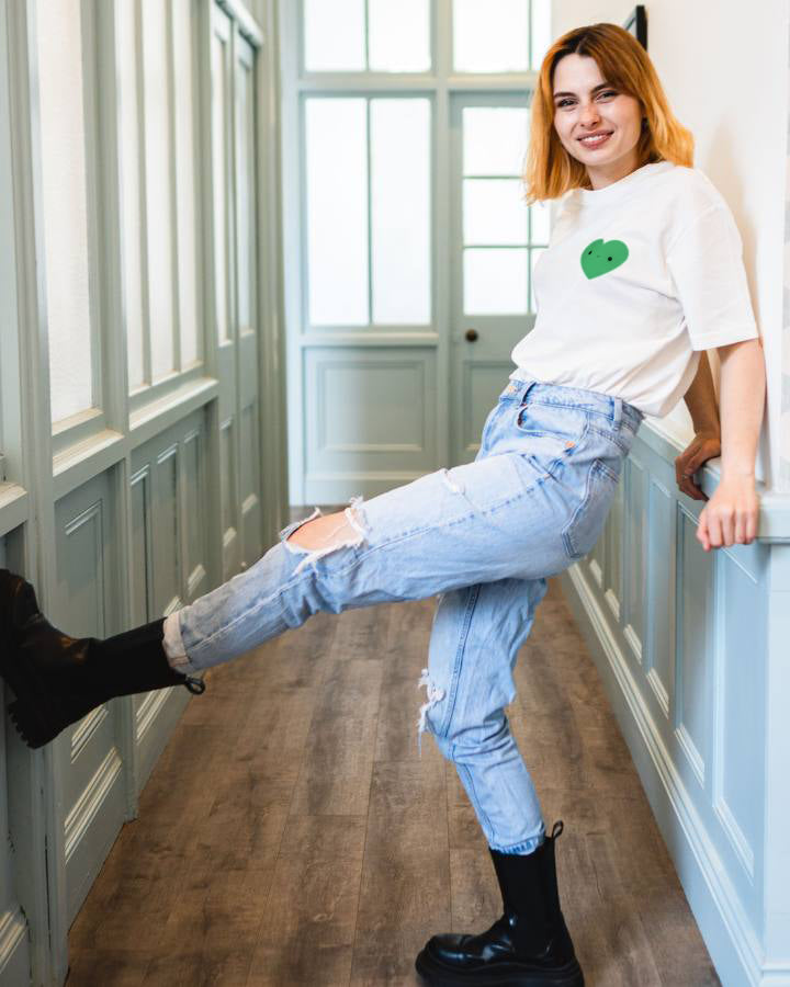 Stolen Heart T-Shirt in White