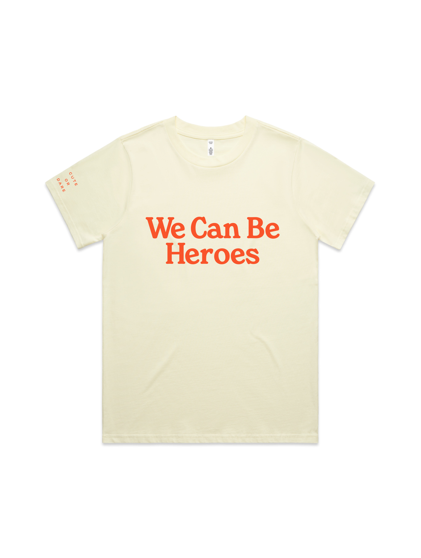 We Can Be Heroes T-Shirt in Butter Yellow