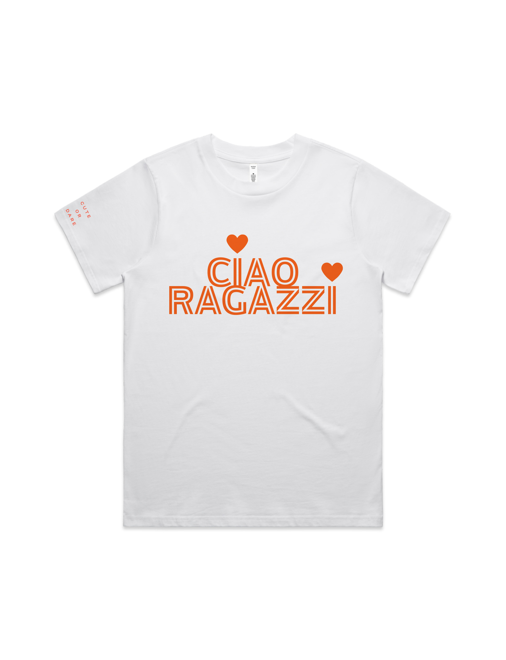Ciao Ragazzi T Shirt in White