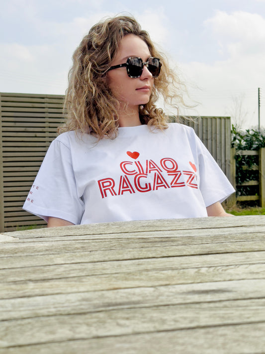 Ciao Ragazzi T-Shirt in White